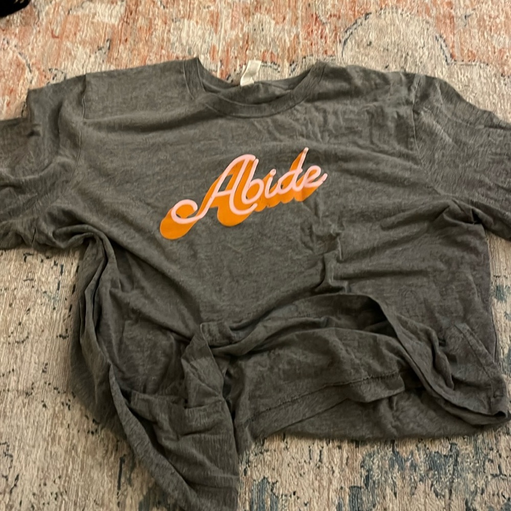 Bella Canvas Tee • “Abide” • Size Large